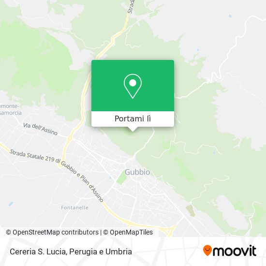Mappa Cereria S. Lucia