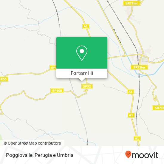 Mappa Poggiovalle