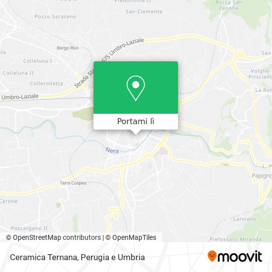 Mappa Ceramica Ternana