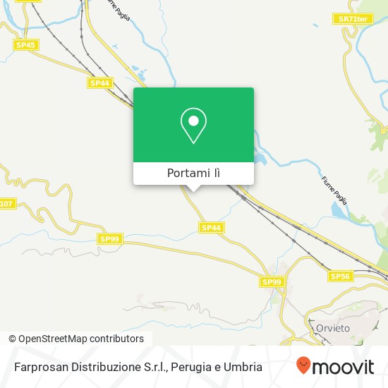 Mappa Farprosan Distribuzione S.r.l.