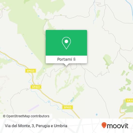 Mappa Via del Monte, 3