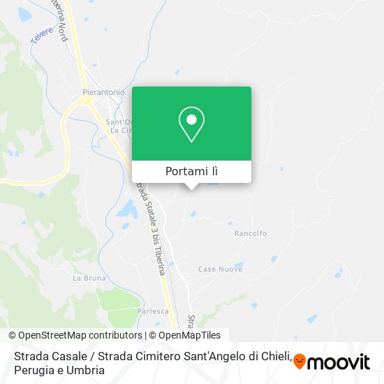 Mappa Strada Casale / Strada Cimitero Sant'Angelo di Chieli