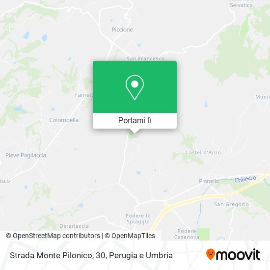 Mappa Strada Monte Pilonico, 30