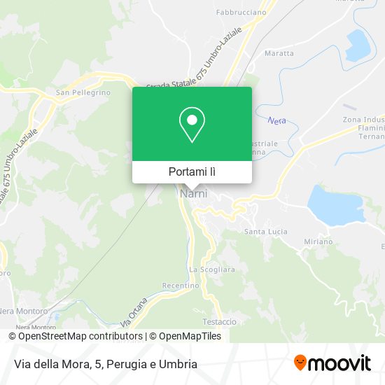 Mappa Via della Mora, 5