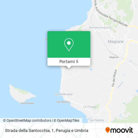 Mappa Strada della Santocchia, 1
