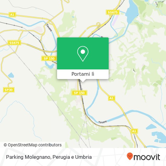 Mappa Parking Molegnano