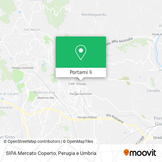 Mappa SIPA Mercato Coperto