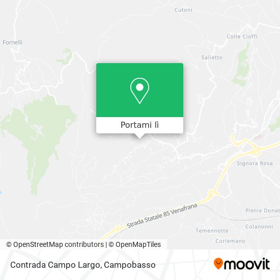 Mappa Contrada Campo Largo