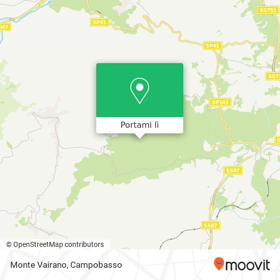 Mappa Monte Vairano