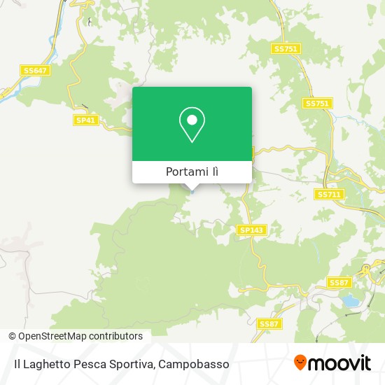 Mappa Il Laghetto Pesca Sportiva