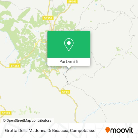 Mappa Grotta Della Madonna Di Bisaccia