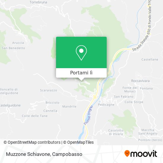 Mappa Muzzone Schiavone