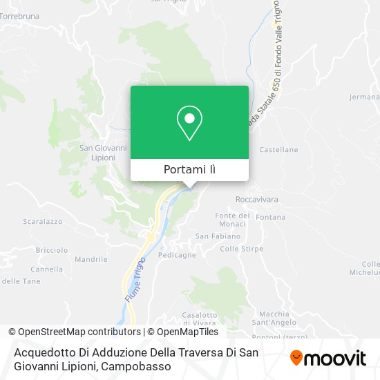 Mappa Acquedotto Di Adduzione Della Traversa Di San Giovanni Lipioni