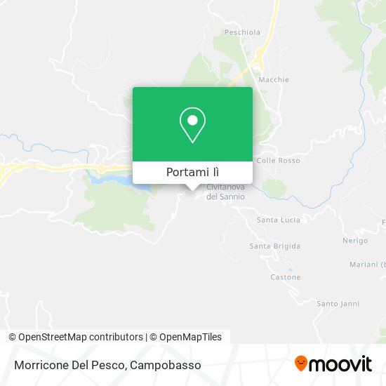 Mappa Morricone Del Pesco