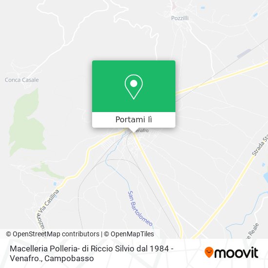 Mappa Macelleria Polleria- di Riccio Silvio dal 1984 -Venafro.