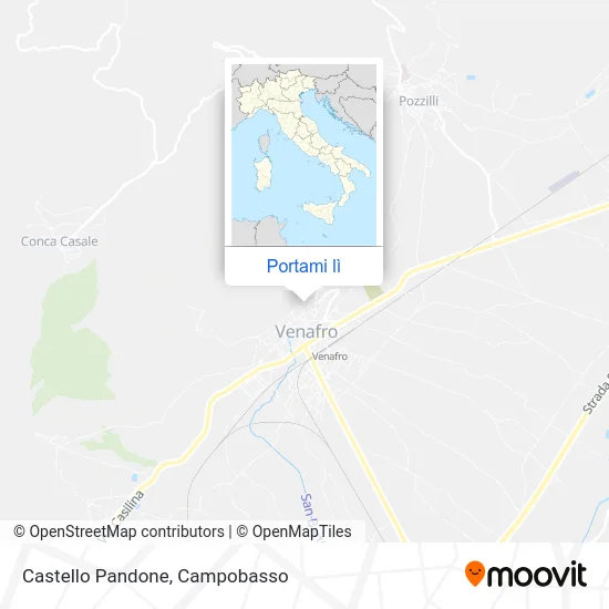 Mappa Castello Pandone