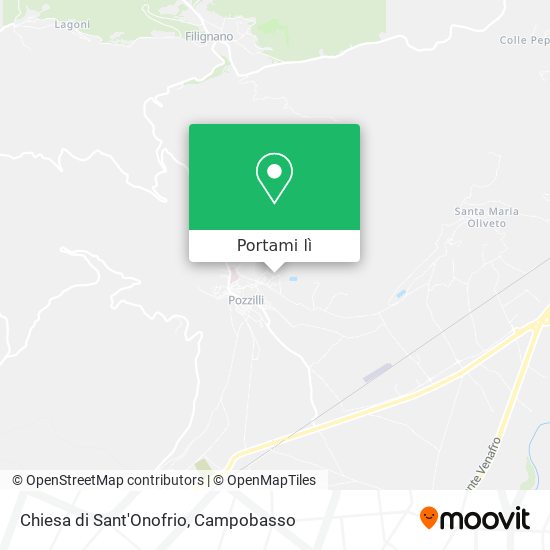 Mappa Chiesa di Sant'Onofrio