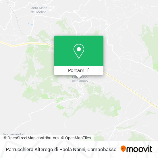 Mappa Parrucchiera Alterego di Paola Nanni