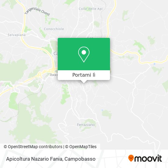 Mappa Apicoltura Nazario Fania