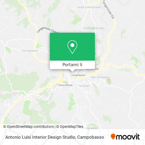 Mappa Antonio Luisi Interior Design Studio