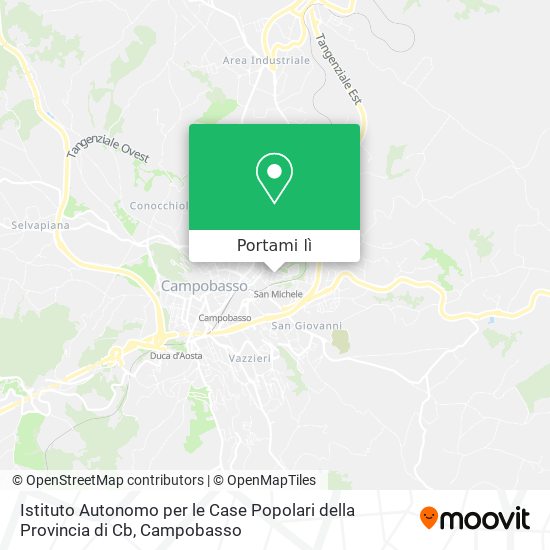 Mappa Istituto Autonomo per le Case Popolari della Provincia di Cb