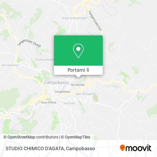 Mappa STUDIO CHIMICO D'AGATA