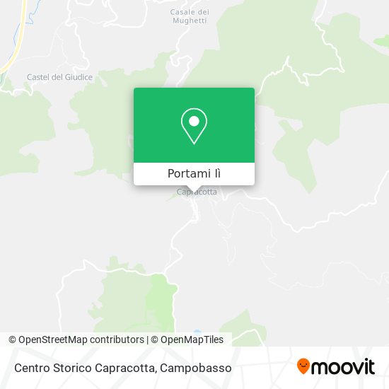 Mappa Centro Storico Capracotta