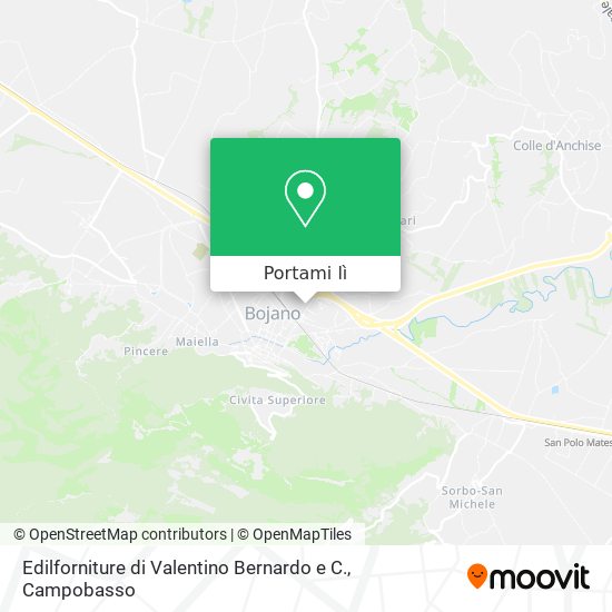 Mappa Edilforniture di Valentino Bernardo e C.