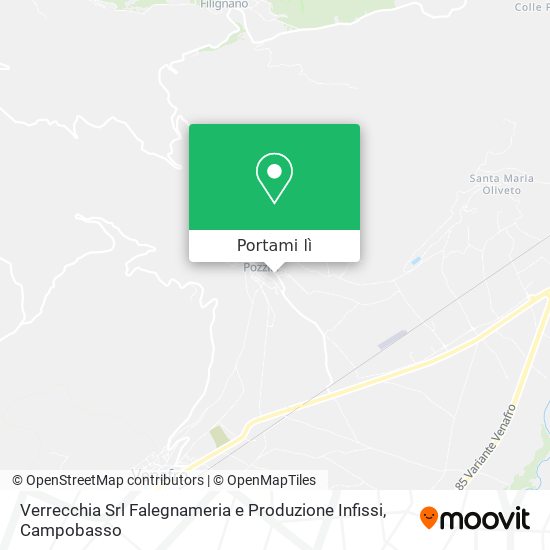 Mappa Verrecchia Srl Falegnameria e Produzione Infissi