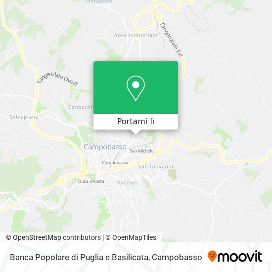 Mappa Banca Popolare di Puglia e Basilicata