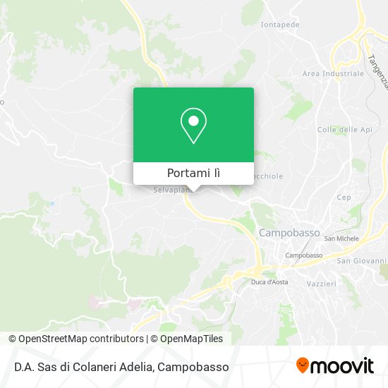 Mappa D.A. Sas di Colaneri Adelia