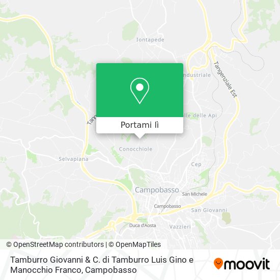Mappa Tamburro Giovanni & C. di Tamburro Luis Gino e Manocchio Franco