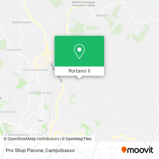 Mappa Pro Shop Pavone