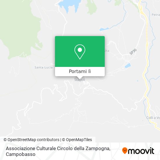 Mappa Associazione Culturale Circolo della Zampogna
