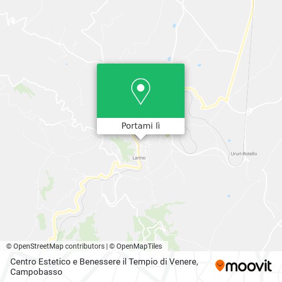 Mappa Centro Estetico e Benessere il Tempio di Venere