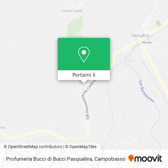 Mappa Profumeria Bucci di Bucci Pasqualina