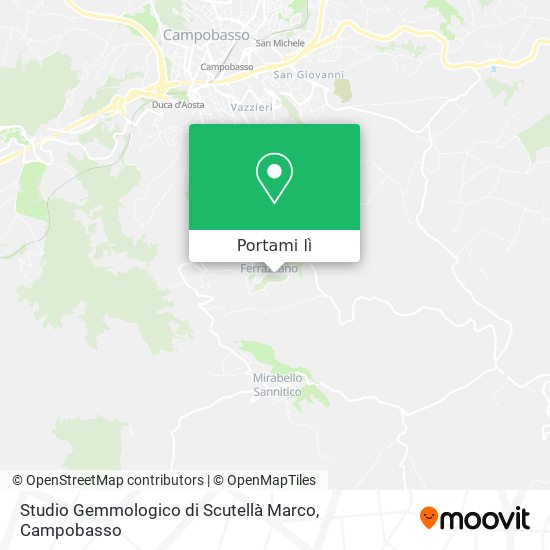 Mappa Studio Gemmologico di Scutellà Marco