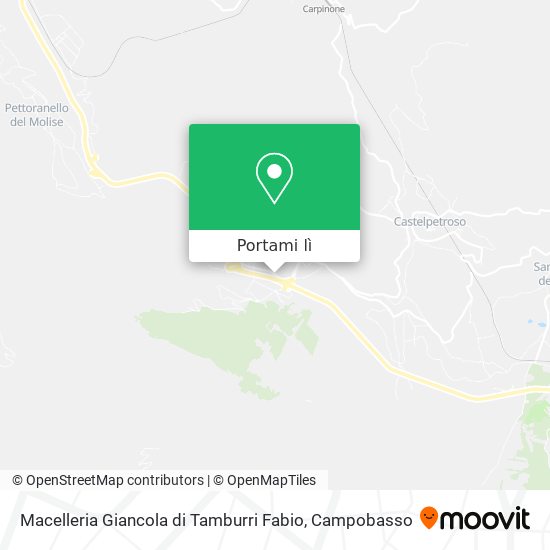 Mappa Macelleria Giancola di Tamburri Fabio