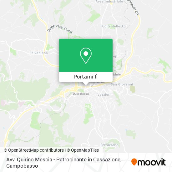 Mappa Avv. Quirino Mescia - Patrocinante in Cassazione