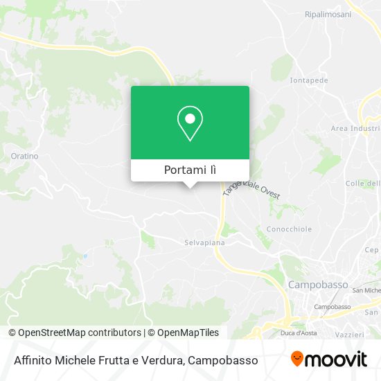 Mappa Affinito Michele Frutta e Verdura