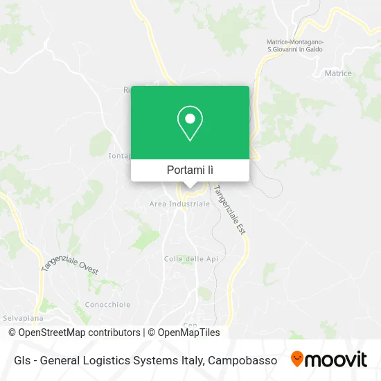 Mappa Gls - General Logistics Systems Italy