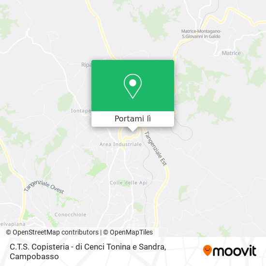Mappa C.T.S. Copisteria - di Cenci Tonina e Sandra