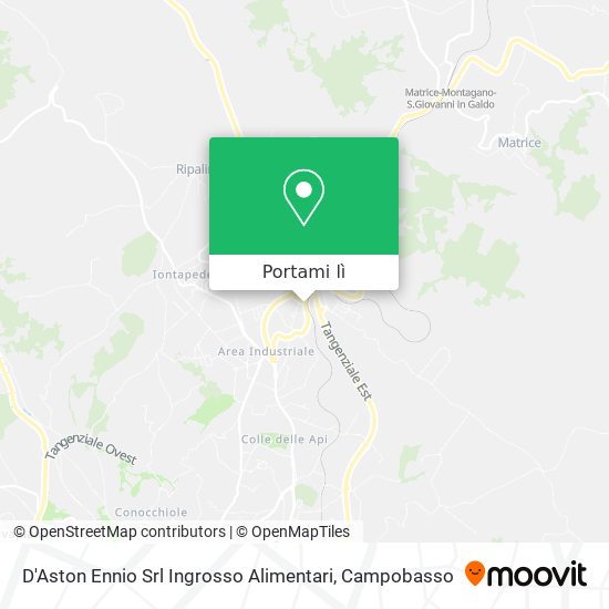 Mappa D'Aston Ennio Srl Ingrosso Alimentari
