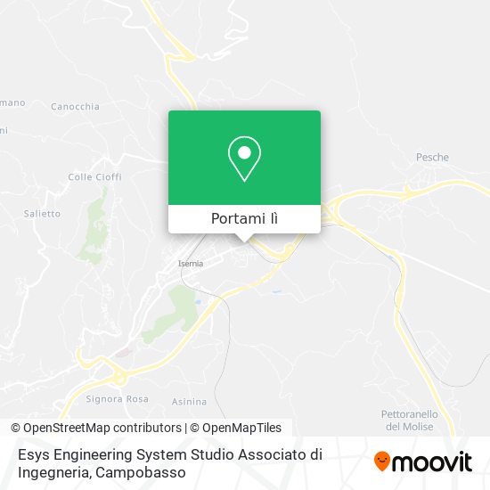 Mappa Esys Engineering System Studio Associato di Ingegneria