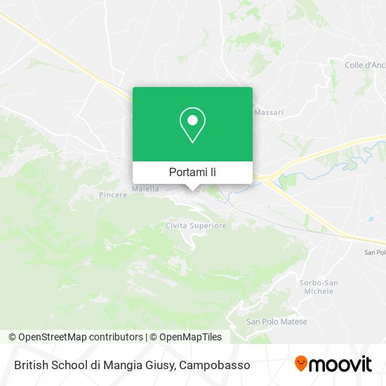 Mappa British School di Mangia Giusy