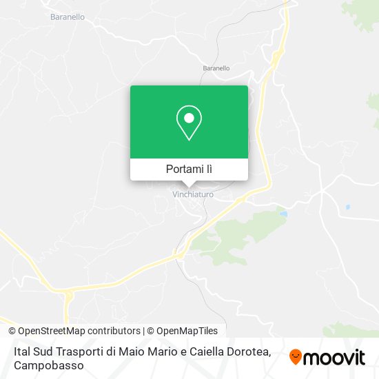 Mappa Ital Sud Trasporti di Maio Mario e Caiella Dorotea
