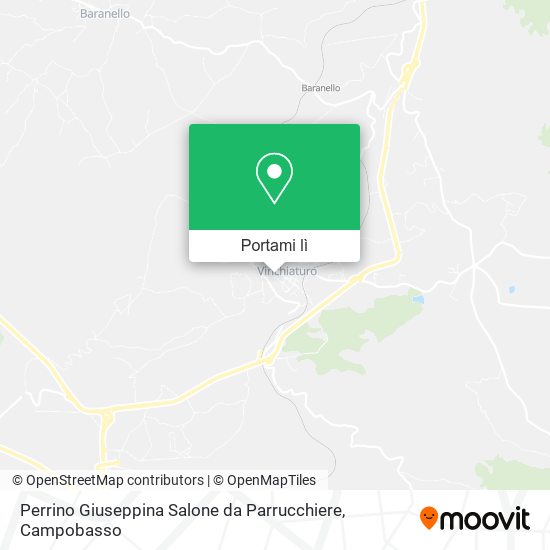 Mappa Perrino Giuseppina Salone da Parrucchiere