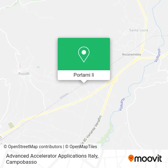 Mappa Advanced Accelerator Applications Italy