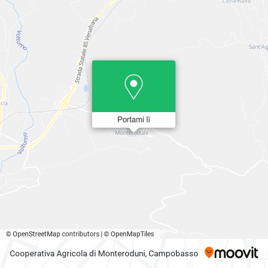 Mappa Cooperativa Agricola di Monteroduni