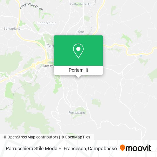 Mappa Parrucchiera Stile Moda E. Francesca